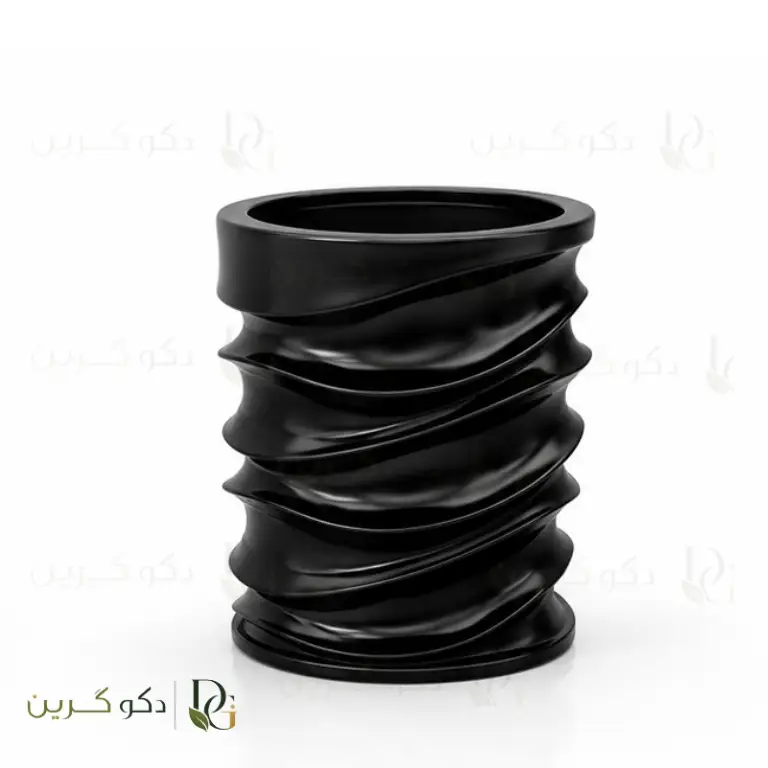 گلدان مشکی جدید برای آپارتمان